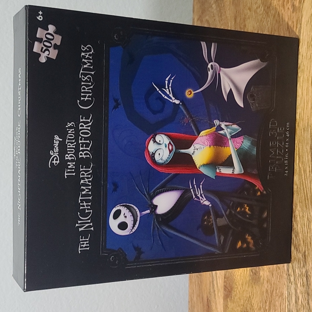 Disney Tim Burton's The Nightmare Before Christmas 3-D puzzle.